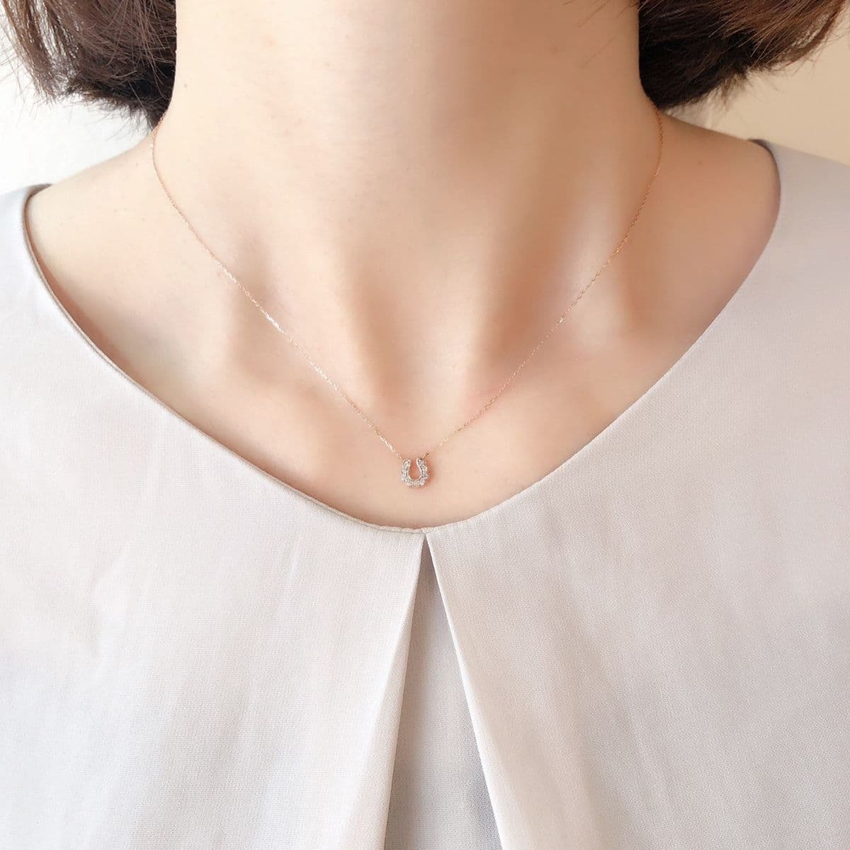 ネックレス(ダイヤ/K10ピンクゴールド)44,000円 ネックレス(ダイヤ/K10ピンクゴールド)44,000円