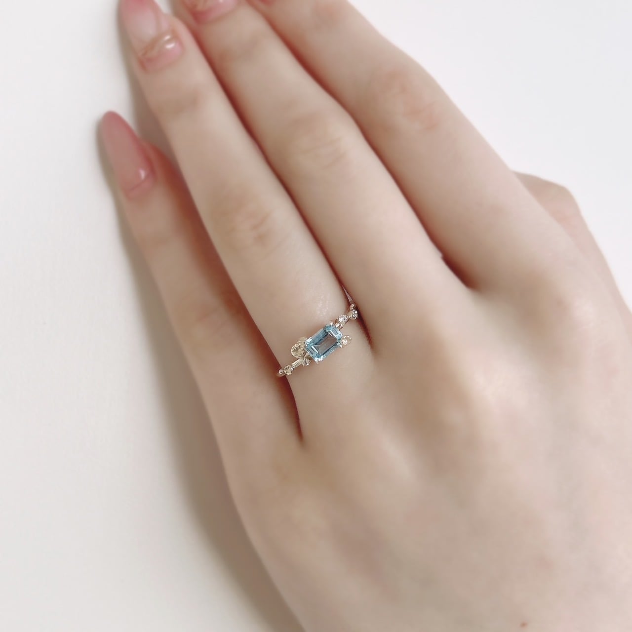 「サンゴ礁」リング、ネックレス、ピアス-1