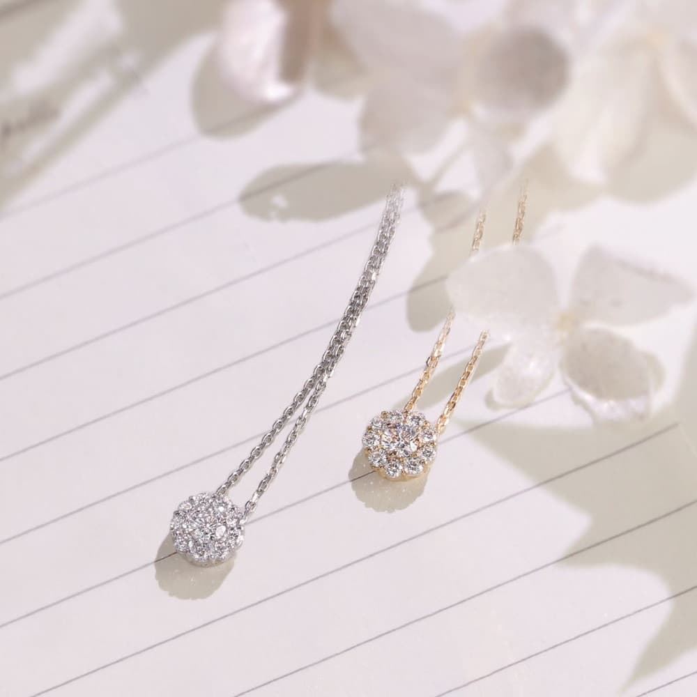 ‘10 POINT’diamond necklace/『10ポイント』ダイヤモンドネックレス-1